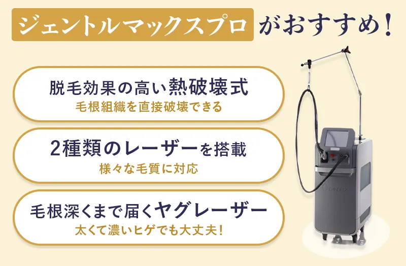 ジェントルマックスプロについて解説画像